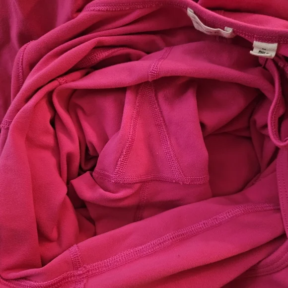 Wilfred Free Aritzia Hot Pink Divinity Kick Flare Jumpsuit Size Medium - Picture 4 of 6